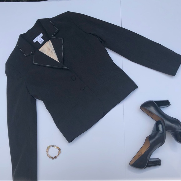 White House Black Market Jackets & Blazers - Size 10 WHBM Blazer Grey